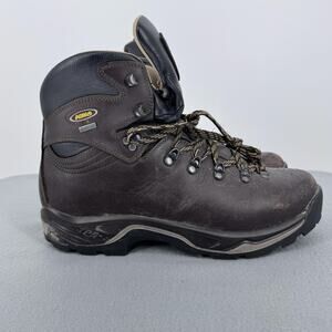 Asolo Hiking Boots Mens Size 14 Brown Gore-Tex Vibram Waterproof Leather TPS